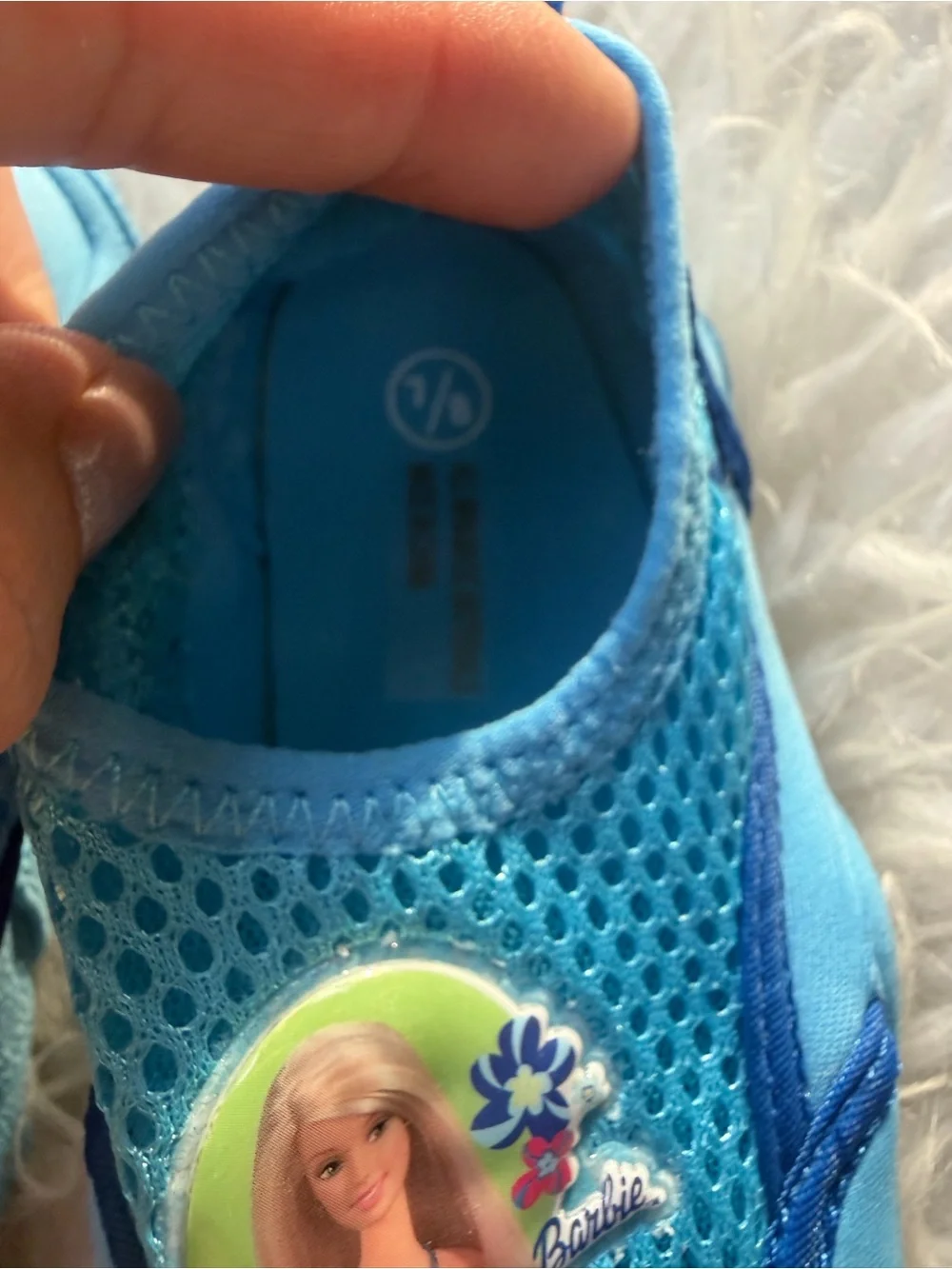 Barbie Kids' Blue Slip-On Water Shoes Y2K